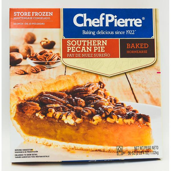 CHEF PIERRE PIE TRADITIONAL PECAN PIE PRE-BAKED
