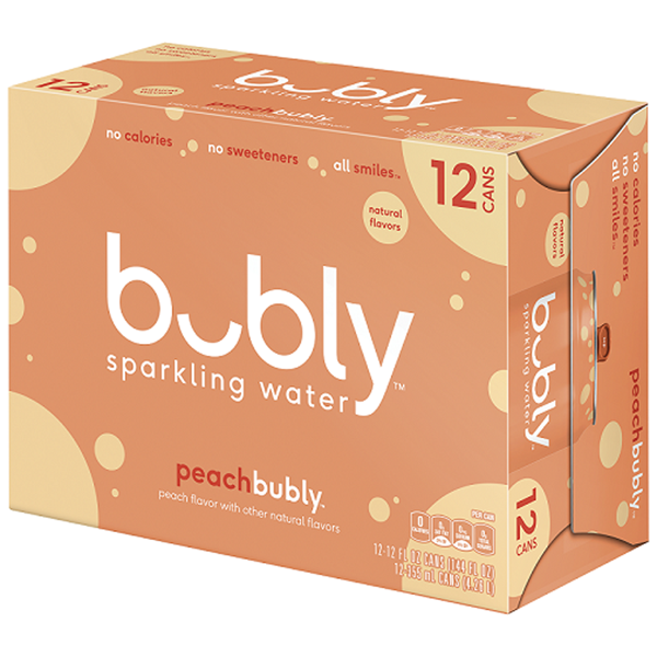 BUBLY SPARKLING WATER PEACH