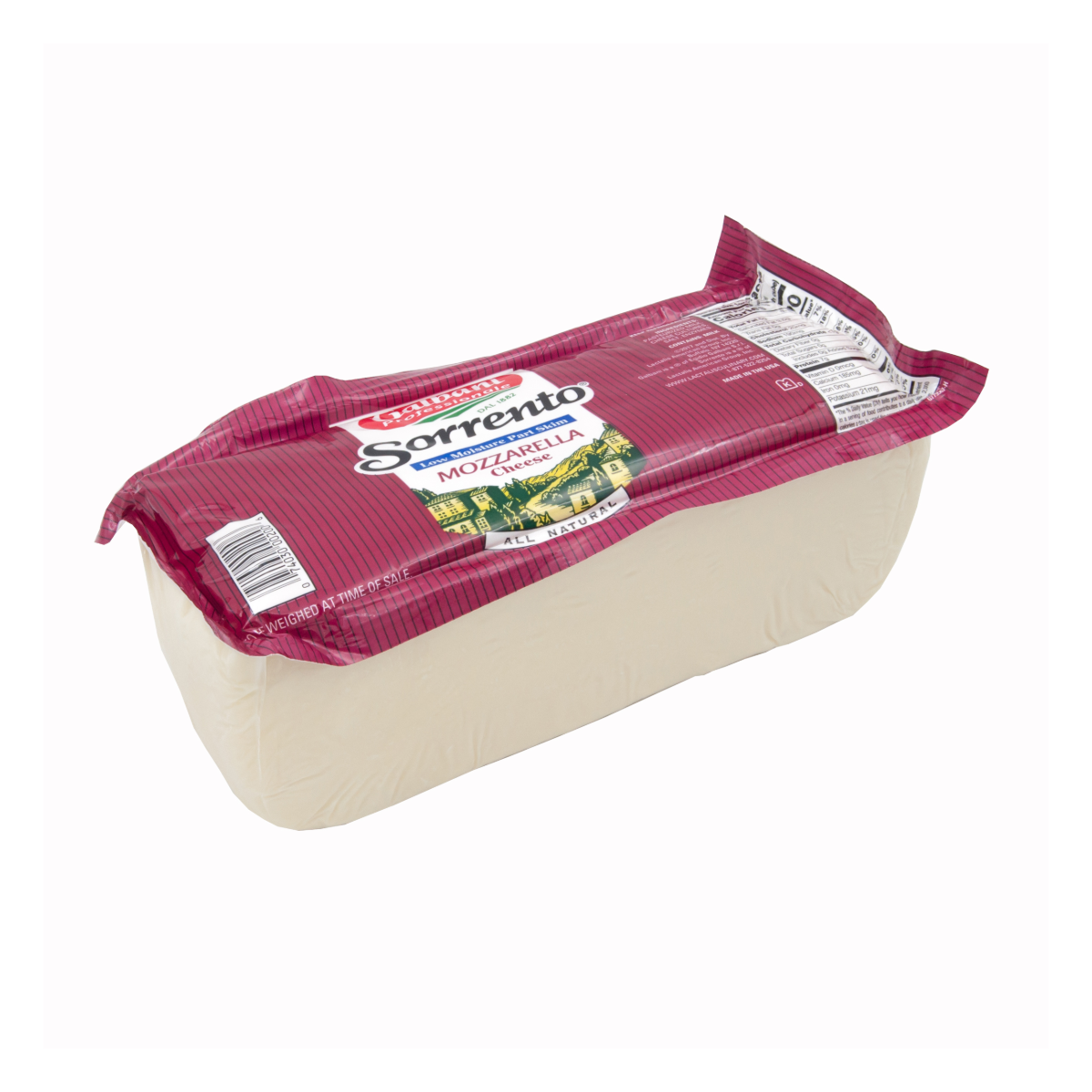 GALBANI PROFESSIONAL SORRENTO LOW MOISTURE PART SKIM MOZZARELLA CHEESE