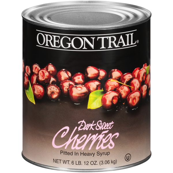 OREGON TRAIL DARK SWEET CHERRIES IN HEAVY SYRUP US Foods CHEF'STORE