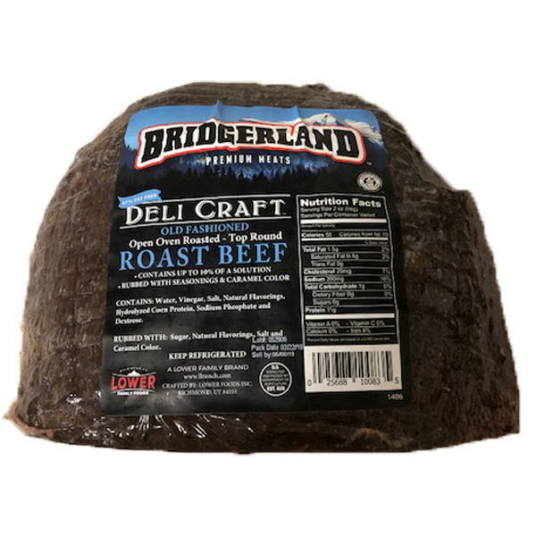 HORMEL COOKED ROAST BEEF TOP INSIDE ROUND - US Foods CHEF'STORE