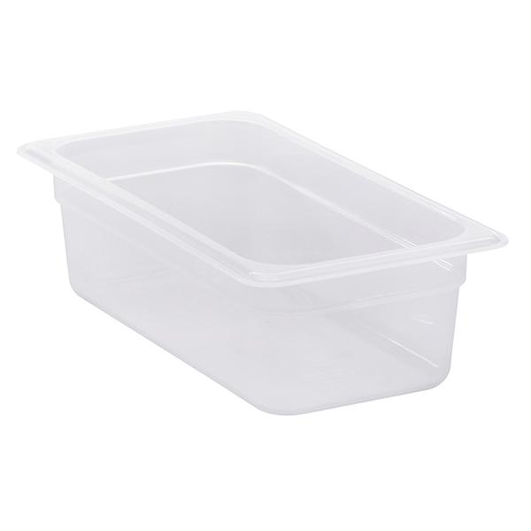 CAMBRO FOOD PAN THIRD SIZE TRANSLUCENT 4 IN DEEP