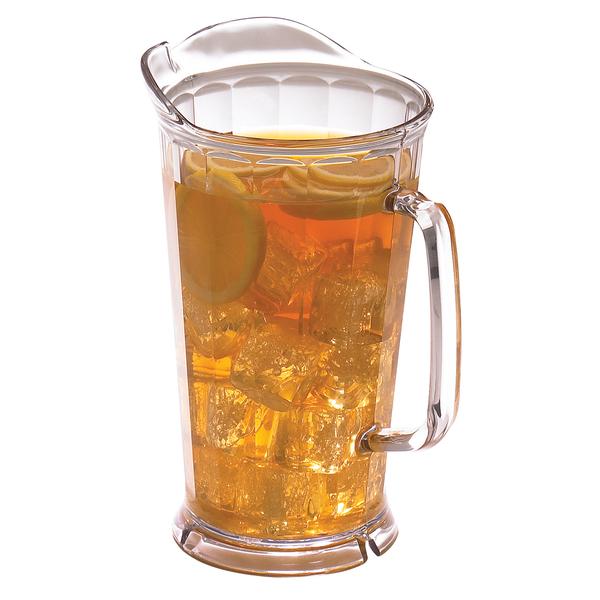 CAMBRO CAMWEAR PITCHER WITH ICE LIP CLEAR 64 OZ