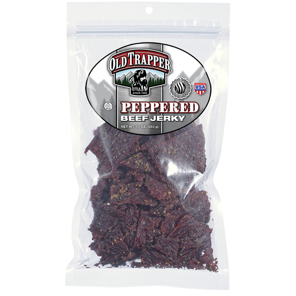 OLD TRAPPER BEEF JERKY PEPPERED
