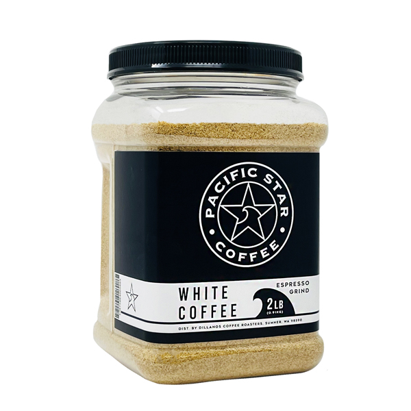PACIFIC STAR COFFEE WHITE COFFEE ESPRESSO GRIND