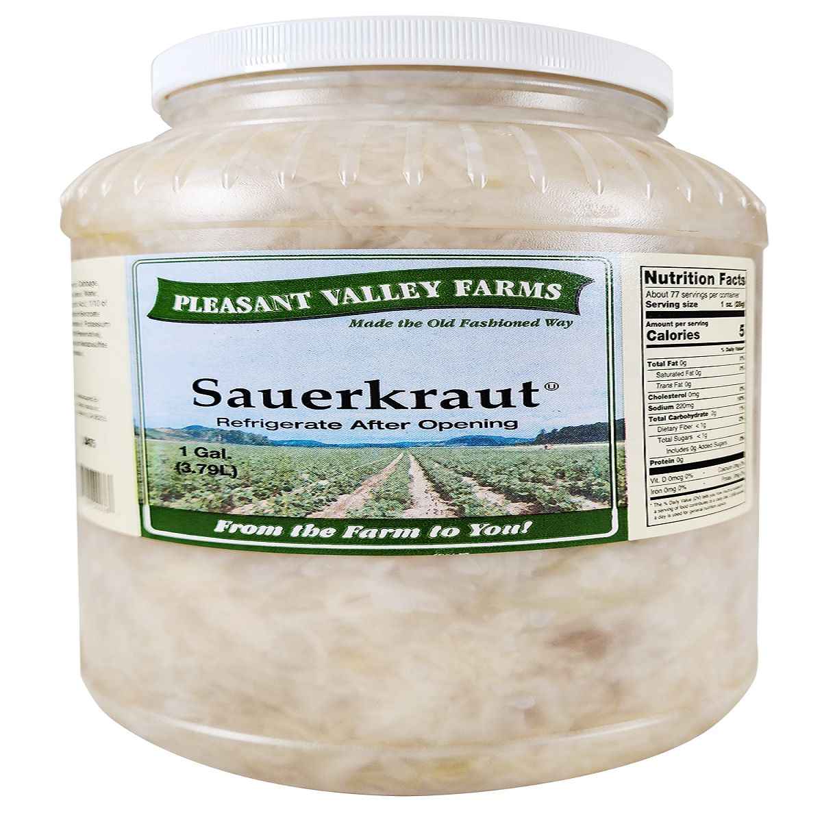 KRUGER PRODUCTS USA INC PLEASANT VALLEY SAUERKRAUT