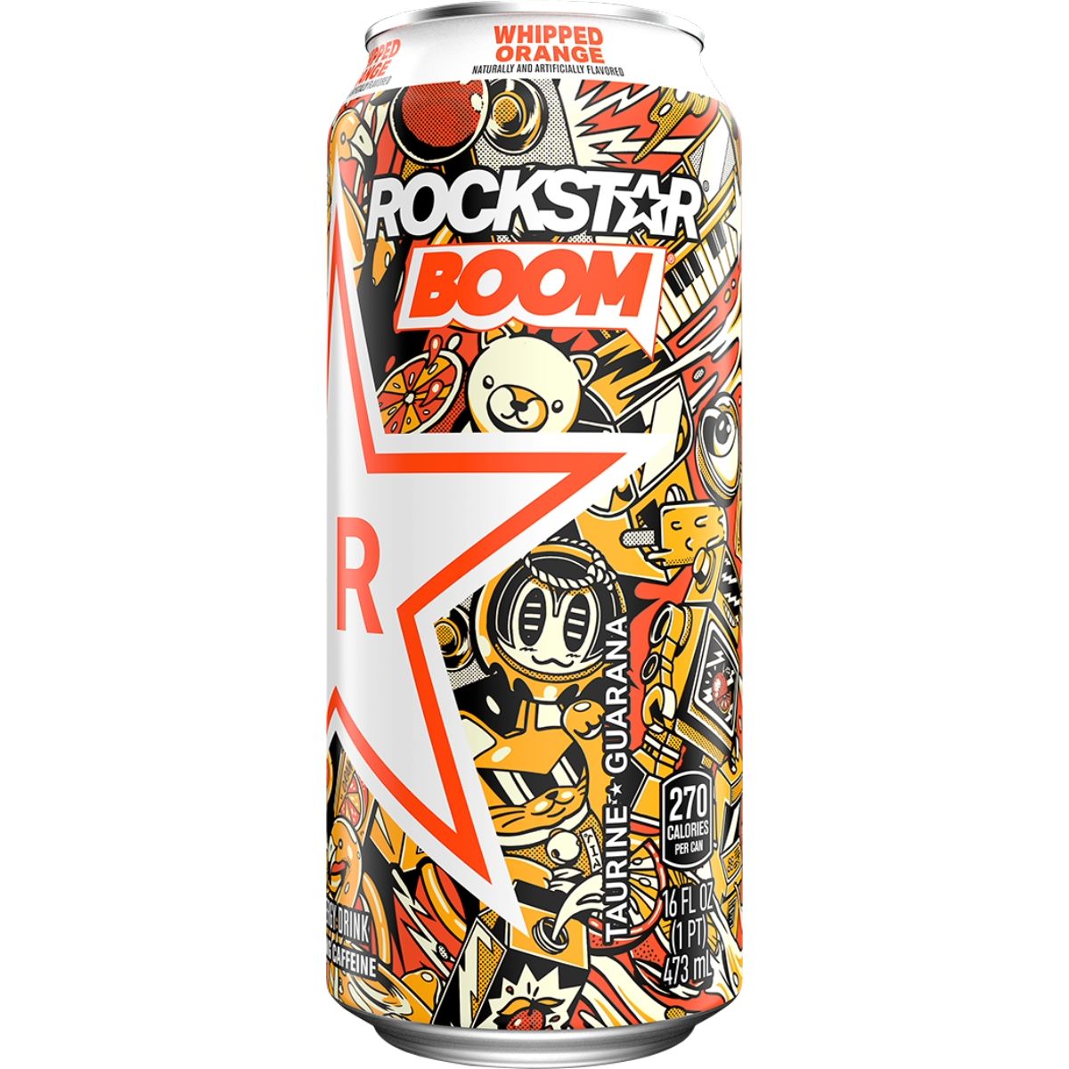 Rockstar Recovery Orange 16oz