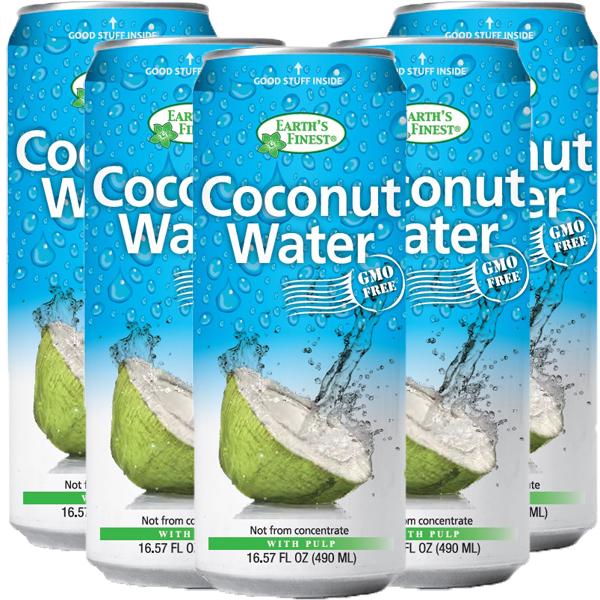 EARTHS FINEST COCONUT WATER WITH PULP