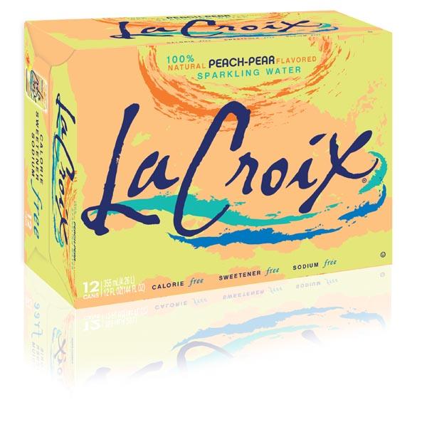 LA CROIX PEACH/PEAR SPARKLING WATER