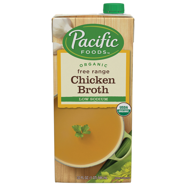 PACIFIC NATURAL FOODS ORGANIC LOW SODIUM CHICKEN BROTH