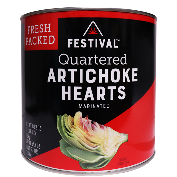 FESTIVAL QUARTERED ARTICHOKE HEARTS MARINATED