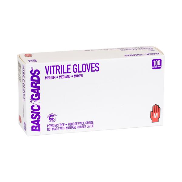 HANDGARDS BASIC GUARDS NITRILE GLOVES MEDIUM