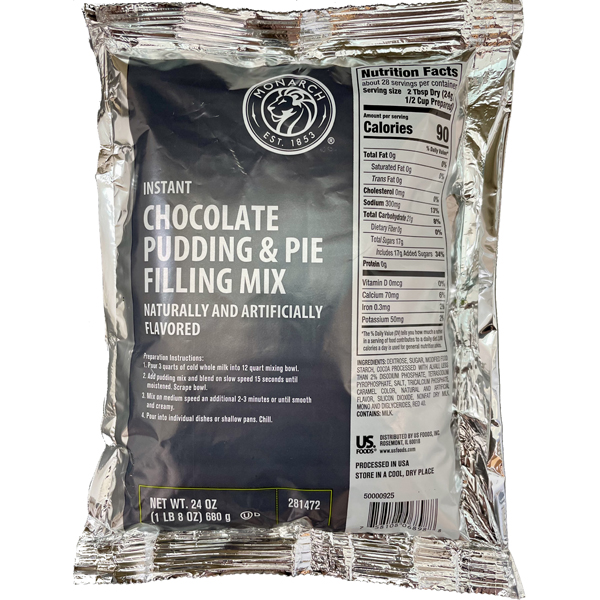 MONARCH CHOCOLATE PUDDING & PIE FILLING MIX