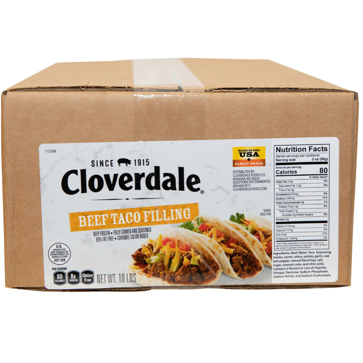 CLOVERDALE BEEF TACO FILLING