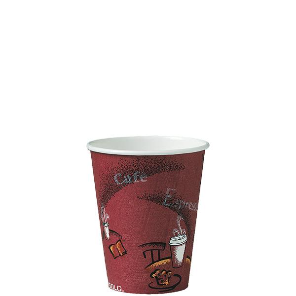 SOLO CUP DART HOT CUP PAPER BISTRO 8 OZ 378SI USE TL38 LIDS