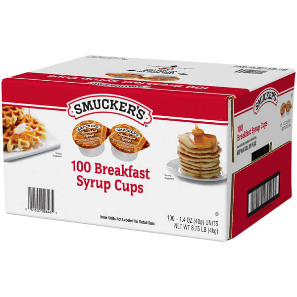 SMUCKERS INDIVIDUALLY PACKAGED BREAKFAST SYRUP CUP