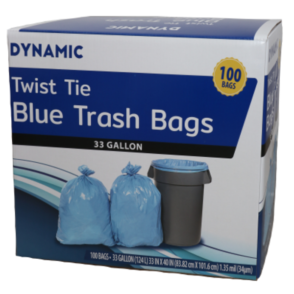 Trash Bags Blue Large (30 bags/Roll)