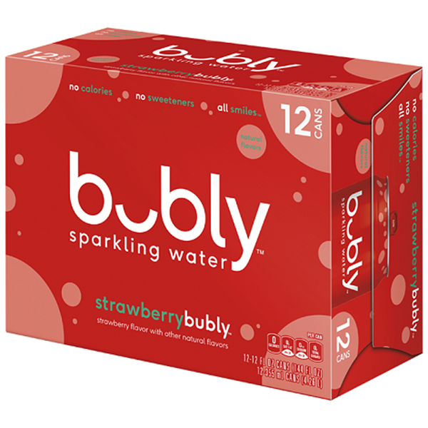 BUBLY SPARKLING WATER STRAWBERRY