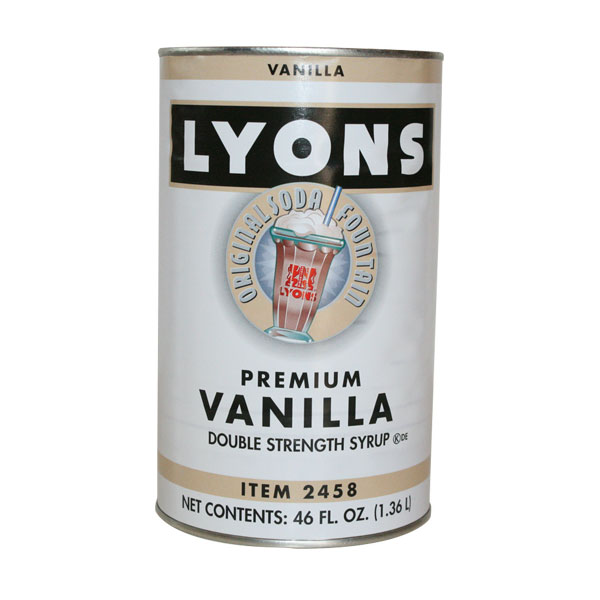 LYONS VANILLA DOUBLE STRENGTH SHAKE BASE