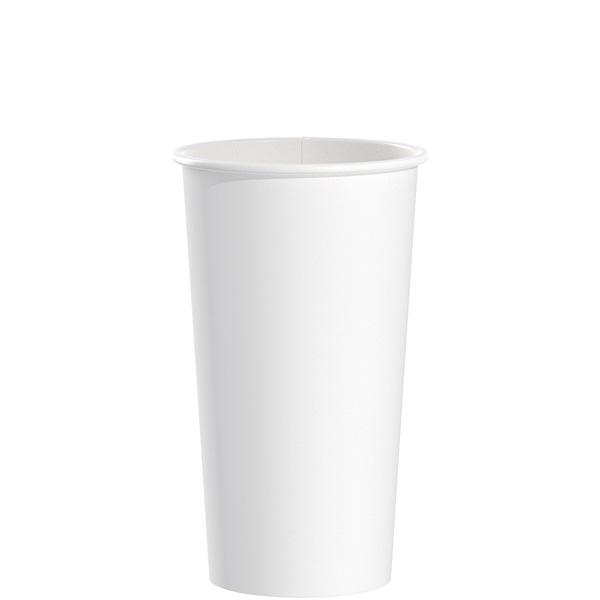 DART HOT CUP PAPER WHITE 20 OZ 420W USE 316 LIDS