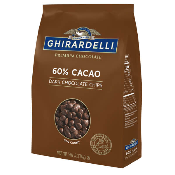 GHIRARDELLI 60% CACAO DARK CHOCOLATE CHIPS