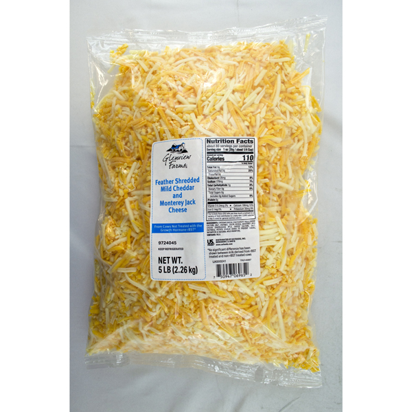 GLENVIEW FARMS CHEDDAR & JACK CHEESE FEATHER SHRED